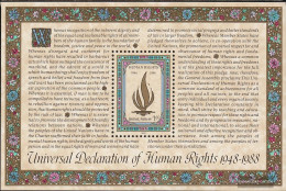 UN - New York Block10 (complete Issue) Unmounted Mint / Never Hinged 1988 Human Rights - Blokken & Velletjes