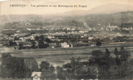 Ambérieu * Vue Générale Du Village Et Les Montagnes Du Bugey - Non Classés