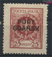 Polnische Post Danzig 8b Mit Falz 1925 Aufdruckausgabe (9975631 - Occupazioni