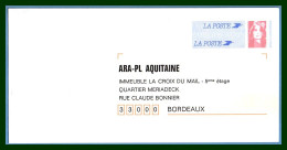 PAP Briat Repiqué ARA - PL AQUITAINE Non Obl (sous Faciale > Courrier) - Listos A Ser Enviados : Réplicas Privadas