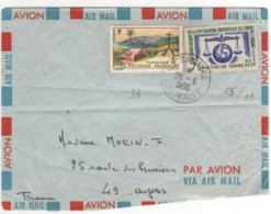 Timbres , Stamps Yvert N° 25 , 33 Sur Lettre , Cover , Mail Du 28/06/66 - Briefe U. Dokumente