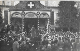 SACHSELN ► Nikolaus Von Der Flue Feier, Akt Vor Der Pfarrkirche, Fotokarte Ca.1930 - Sachseln