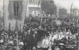 SACHSELN ► Nikolaus Von Der Flue Feier, Prozession Auf Der Dorfstrasse, Fotokarte Ca.1930 - Sachseln