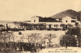 CORSE - AJACCIO - LA REVUE DU 14 JUILLET Place Du Diamant - Au Fond, L'Hôpital Militaire - Ajaccio