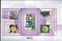 Belg. 2021 - COB N° BL295 ** - Géométrie Dans La Nature : Le Cercle (timbres 4976 à 4980) - Nuevos