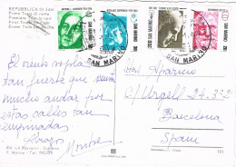 49251. Postal SAN MARINO 1983. Primera Torre Por La Noche - Storia Postale