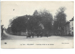 59  RF Réalmont  Avenue D'Albi Et De Gaillac - Realmont