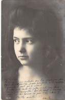 Fantaisies - Portrait De Femme De Profil - Carte Postale Ancienne - Femmes