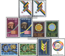UN - New York 293-294,295-296,297-298, 299-300,301,302 (complete Issue) Unmounted Mint / Never Hinged 1976 UNPA, Nutriti - Neufs