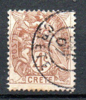 Col33 Colonie Crete N° 4 Oblitéré Cote : 2,50€ - Used Stamps