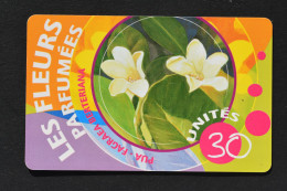 Polynésie Française - 2001 Les Fleurs Parfumées Pua - Fagraea Berteriana : 30 U Utilisée - Polynésie Française