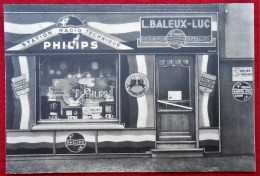 CPA Publicité La Croyère, Station Radio Technique Philips - L. Baleux-Luc - La Louvière