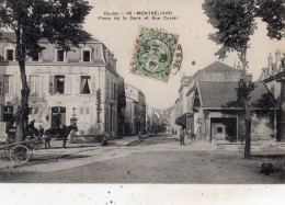 MONTBELIARD PLACE DE LA GARE ET RUE CUVIER - Montbéliard