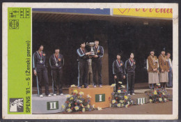 370 Yugoslavia Svijet Sporta 1981 World Table Tennis Championship SPENS Women Pairs China Sports Trading Card - Tennis De Table