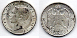 MA 20633 / Yougoslavie - Yougoslavia 10 Dinara 1938 TTB - Yougoslavie