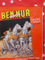 Programme Cirque "BEN HUR" 1963 Radio-Monte-Carlo Circus Zircus Circo GRUSS Dresseur Eléphant Fauve Clown (12 Scans) - Programme