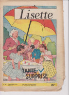 Lisette - Journal Des Fillettes  - 1953  - N°37 - 13/09/1953 - Lisette