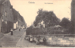 Belgique - Chenée - Rue Bedennes - Animé - Oblitéré Liège 1904 - Carte Postale Ancienne - Liege