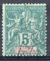 ANJOUAN Timbre-poste N°4 Oblitéré TB Cote 7€00 - Oblitérés