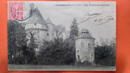 CPA (85)  L'Hermenault. Les Tours Du Château.   (Y.333) - L'Hermenault