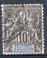 ANJOUAN Timbre-poste N°5 Oblitéré B/TB Cote 8€00 - Used Stamps
