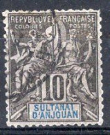 ANJOUAN Timbre-poste N°5 Oblitéré B/TB Cote 8€00 - Usados