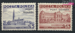 Polnische Post Danzig 32-33 (kompl.Ausg.) Mit Falz 1937 Aufdruckausgabe (9975628 - Besatzungszeit