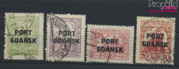 Polnische Post Danzig 15-18 (kompl.Ausg.) Gestempelt 1926 Aufdruckausgabe (9975615 - Bezetting