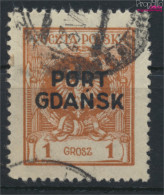 Polnische Post Danzig 1a Gestempelt 1925 Aufdruckausgabe (9975624 - Occupations