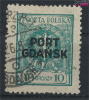 Polnische Post Danzig 5a Gestempelt 1925 Aufdruckausgabe (9975621 - Occupations
