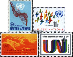 UN - New York 245-248 (complete Issue) Unmounted Mint / Never Hinged 1972 Airmail - Neufs