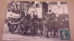 36 VATAN MI CAREME 1910 CHAR DE LA MUSIQUE ATELLAGE - Sonstige & Ohne Zuordnung