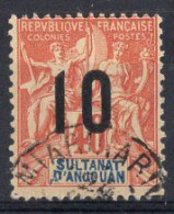 ANJOUAN Timbre-poste N°26 Oblitéré TB Cote 4€00 - Used Stamps