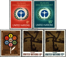 UN - NEW York 249-250,251,252-253 (complete Issue) Unmounted Mint / Never Hinged 1972 Special Stamps - Ongebruikt