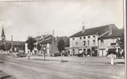 54 - CHAMBLEY - Route Nationale Et Place (CPSM 9x14) - Chambley Bussieres