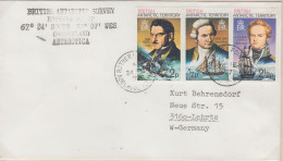 British Antarctic Territorry (BAT) Rothera Point Grahamland Ca Rothera Point Adelaide Island 24 FEB 1977 (HA154) - Covers & Documents