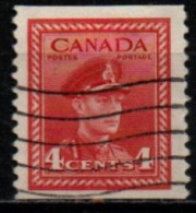 CANADA 1943-8 O DENT 12 VERT. - Usati