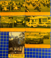 MACAU LOT OF 6 MACAU GRAND PRIX CAR RACING PHONE CARD, USED, VERY FINE AND CLEAN, - Macau