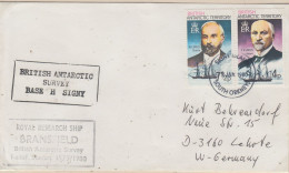 British Antarctic Territorry (BAT) Base H Signy RRS Bransfield Ca Signy Island South Orkneys 9 JAN 1980 (HA154A) - Storia Postale