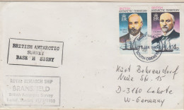 British Antarctic Territorry (BAT) Base H Signy RRS Bransfield Ca Signy Island South Orkneys 9 JAN 1980 (HA154A) - Covers & Documents