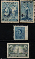 CANADA 1947-8 ** - Unused Stamps