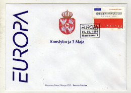 Enveloppe 1er Jour POLOGNE Oblitération WARSZAWA 1 05/05/1998 - FDC