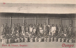 Congo - Groupe De Personnes Avec Des Arrosoirs - N°29 -  R Visser - Carte Postale Ancienne - - Andere & Zonder Classificatie