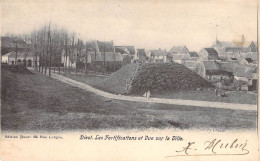 Belgique - Diest - Les Fortifications Et Vue Sur La Ville - Edit. Bazar - Carte Postale Ancienne - Leuven