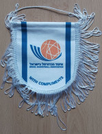 Israel Basketball Federation Association  PENNANT, SPORTS FLAG ZS 4/1 - Abbigliamento, Souvenirs & Varie