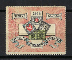 SUISSE Vignettes D'Expositions 1896:  "Exposition Nationale De Timbres-poste" (Genève) - Neufs