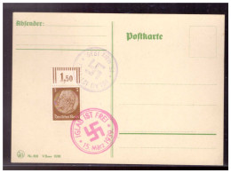 Sudetenland (020171) Blanco Sonderstempel In Rot  Iglau Ist Frei, 15.31939 - Sudetes