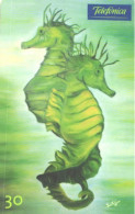 Brazil:Brasil:Used Phonecard, Telefonica, 30 Units, Seahorses, 2000 - Brasilien