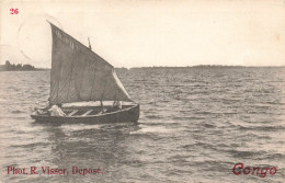 Congo - Barque A Voile - Animé - N°26 -  R Visser - Carte Postale Ancienne - - Otros & Sin Clasificación