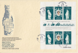 British Antarctic Territory (BAT) 1978 Coronation M/s Ca BAT 2 JUNE 1978  (HA157) - FDC